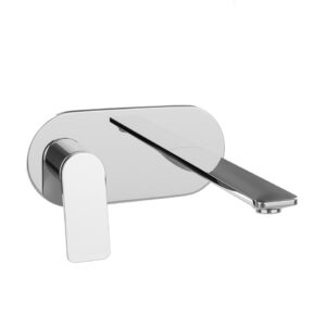 EXPOSED PART KIT OF LEFT HAND SIDE OPERATED SINGLE LEVER BASIN MIXER- CHROME