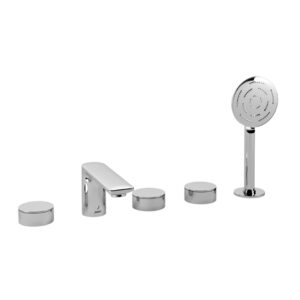 5-HOLE BATH TUB MIXER - CHROME