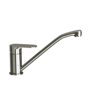 SINGLE LEVER SINK MIXER WITH SWINGING SPOUT - STAINLESS STEEL JAQUAR