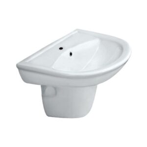 WALL HUNG BASIN WITH HALF PEDESTAL JAQUAR
