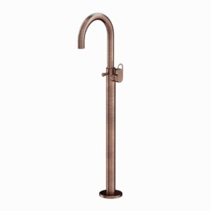 EXPOSED PARTS OF FLOOR MOUNTED SINGLE LEVER BATH MIXER - ANTIQUE COPPER Jaquar