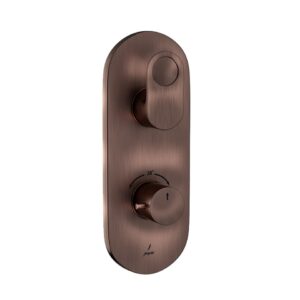 THERMOSTATIC SHOWER MIXER - ANTIQUE COPPER JAQUAR