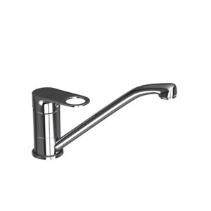 SINGLE LEVER SINK MIXER - BLACK CHROME JAQUAR
