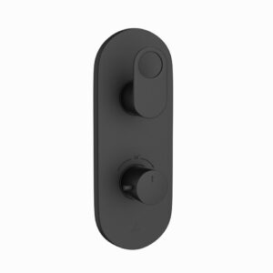 THERMOSTATIC SHOWER MIXER - BLACK MATT JAQUAR