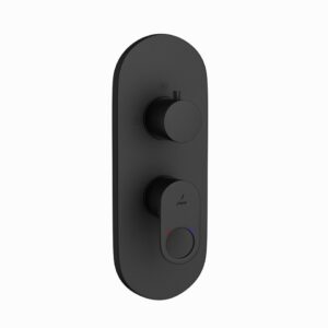 AQUAMAX SINGLE LEVER SHOWER MIXER - BLACK MATT JAQUAR