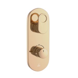 THERMOSTATIC SHOWER MIXER - AURIC GOLD JAQUAR