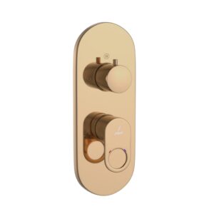 AQUAMAX SINGLE LEVER SHOWER MIXER - AURIC GOLD JAQUAR