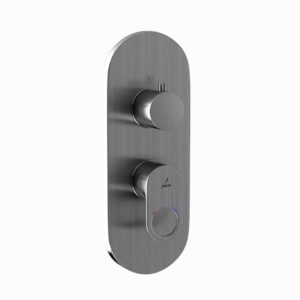AQUAMAX SINGLE LEVER SHOWER MIXER - STAINLESS STEEL JAQUAR