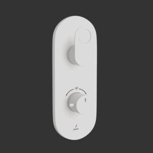 THERMOSTATIC SHOWER MIXER - WHITE MATT JAQUAR