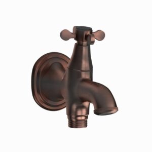 2-WAY BIB COCK - ANTIQUE COPPER JAQUAR