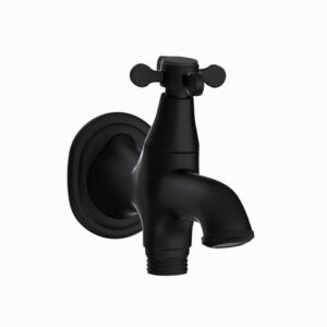 2-WAY BIB COCK - BLACK MATT JAQUAR