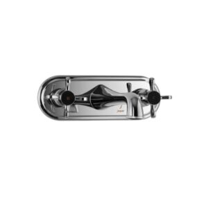 TWO CONCEALED STOP COCKS - CHROME