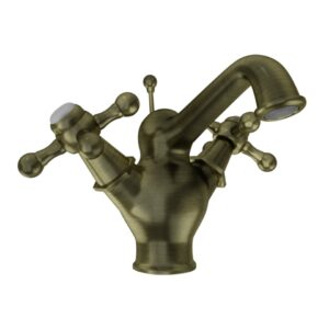 CENTRAL HOLE BASIN MIXER WITH POPUP WASTE - ANTIQUE BRONZE Jaquar