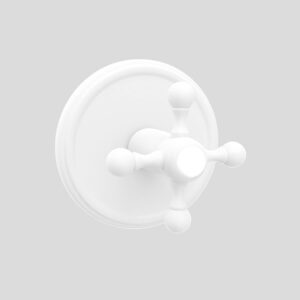 4-WAY DIVERTER FOR CONCEALED FITTING - WHITE MATT JAQUAR