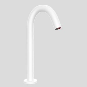 BLUSH TALL BOY DECK MOUNTED SENSOR FAUCET- WHITE MATT