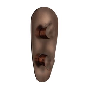 AQUAMAX THERMOSTATIC SHOWER MIXER - ANTIQUE COPPER JAQUAR