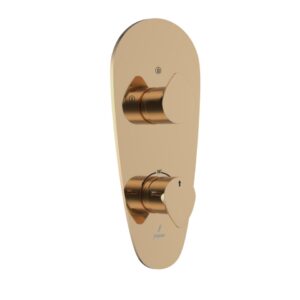 AQUAMAX THERMOSTATIC SHOWER MIXER - AURIC GOLD JAQUAR