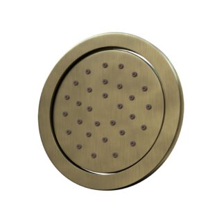 BODY SHOWER Ø120MM ROUND SHAPE - ANTIQUE BRONZE