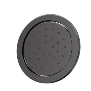 BODY SHOWER Ø120MM ROUND SHAPE - BLACK CHROME