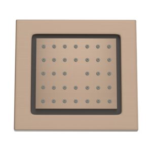 BODY SHOWER 130X120MM RECTANGULAR SHAPE - GOLD DUST