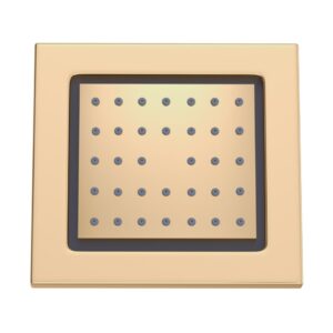 BODY SHOWER 130X120MM RECTANGULAR SHAPE - AURIC GOLD