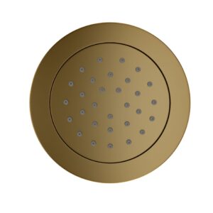 BODY SHOWER Ø120MM ROUND SHAPE - GOLD MATT PVD