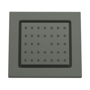 BODY SHOWER 130X120MM RECTANGULAR SHAPE - GRAPHITE