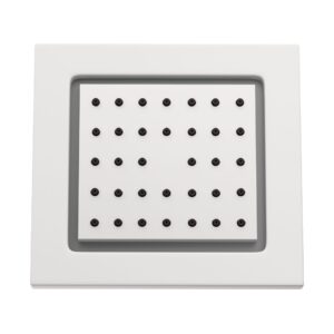 BODY SHOWER 130X120MM RECTANGULAR SHAPE - WHITE MATT