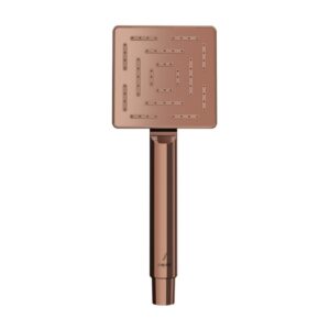SQUARE SHAPE MAZE HAND SHOWER - BLUSH GOLD PVD