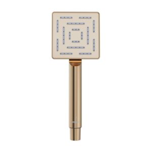 SQUARE SHAPE MAZE HAND SHOWER - AURIC GOLD