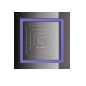 MAZE PRIME SQUARE SHAPE - BLACK CHROME