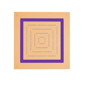 MAZE PRIME SQUARE SHAPE - AURIC GOLD